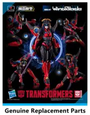 Transformers Flame Toys Kuro Kara Kuri windblade Model Genuine Replacement Parts