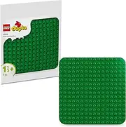 LEGO DUPLO Green Building Plate, Building & Construction Baby Toy for 18 Month Old Old Boys & Girls, Toddler Building Blocks Display Base, Kids Toy for Creative Play 10460