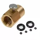 to CGA320 Cylinder Refill Adaptor with Bleed Valve CO2 Adapter For Sodastream