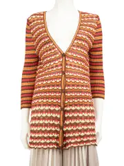 M Missoni Abstract Pattern Knit Cardigan