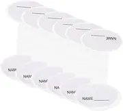 WOFASHPURET 6 Pack Identification Tag Holder Name Cards PP Material Two-Sided Writing Tube Tags for Professionals