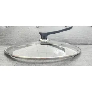 直立式 強化玻璃鍋蓋 (34cm~35cm) 36cm (38cm~39cm) 站立式 不鏽鋼汽孔玻璃鍋蓋
