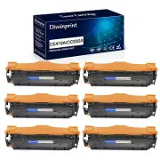 6x CE410A Toner Cartridge For HP Color Laserjet 300 Color M351a 400 Color M451dw