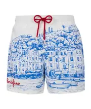 Elastic waist swimming trunks XL,L,M Blue