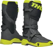 Thor 3410-2749 Radial Boots Size 11 Gray/Fluorescent Yellow