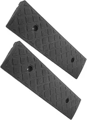 GRADENEVE Versatile Ramp Mats 2pcs Car Ramps for Home Door Thresholds and Robot Access