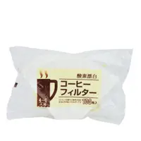 在飛比找PChome24h購物優惠-日本製 103漂白咖啡濾紙(4-6人用) 100枚*2袋 (