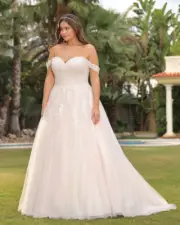 Ladybird by Pronovias 'KEVA' A-line Wedding Dress Size US20 - MSRP $2990 - BNWT