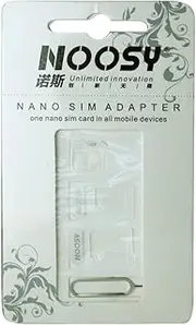 Noosy FT104251 41 SIM Card Adaptor for Nano / Micro SIM White