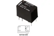OMRON 12VDC 2A Mini Relay Fujitsu Single Pole Double Throw FBR211CD012