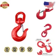 7-Ton Heavy Duty Swivel Lifting Hook with Safety Latch for Secure Hoisting