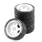 1:10 RC Drift Car Wheel Rim+ Hub +Tire Tyres Kit for HPI KYOSHO Tamiya TT02 XV01