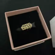 Pandora GOLD Star Wars 3D Logo Charm Brand New In Box Genuine Authentic Pandora