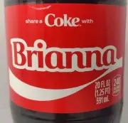 Share A Coke With Brianna 2025 Personalized Gift Coca Cola Bottle