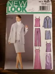 New Look 6213 EASY Jacket, Camisole Top, Pants & Skirt Size 10-22 UNCUT
