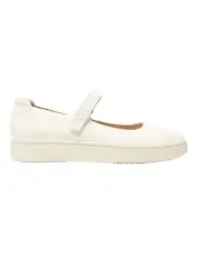 [Active Flex] Albany Flats in White Leather
