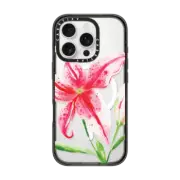iPhone 16 Pro Impact Case MagSafe Compatible Stargazer Lily
