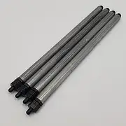 Aluminum Hydraulic Pushrods with Heat Treated Steel Ends for 1966-1984 Harley Shovelhead Big Twin FL, FS, FX, FLH & FLT Models with Hydraulic Lifters - Replaces HD# 17904-66 - MADE IN THE USA