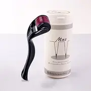 Mns Derma Roller 540 Titanium Micro Needles Roller Treating Acne Scars Skin Hair Loss Wrinkles Blackheads Lines Sun Damaged Ageing(1Mm)