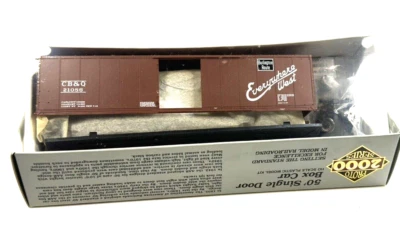 HO Proto 2000 50' Boxcar Kit Burlington CB & Q 21086 in Sealed Original Box