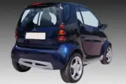 REAR BUMPER SPOILER DIFFUSER FOR SMART FORTWO 450 (2002-2007) ABS GLOSS BLACK