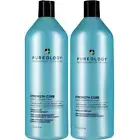 Pureology Strength Cure Shampoo and Conditioner Liter Duo Set (33.8oz each)