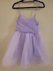 Shein Mod Solid Mesh Overlay Cami Party Dress Mauve Purple Size L 12-14