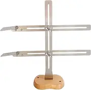 Pottery Throwing Gauge, Stainless Steel Pottery Throwing Stick for Measuring Height & Width, Clay Craft Measuring Gauge Ceramics Tool