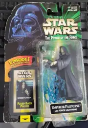 Star Wars Action Figure Power of the Force Emperor Palpatine w/ Force Lightning