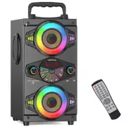 Portable Bluetooth Speakers 60W Big Powerful Wireless Loud Stereo Bass Sound ...