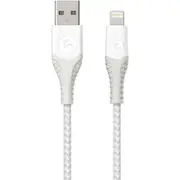 Gecko Ultra Tough USB to Lightning 30K Flex Cable 1.5m - White