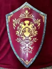 Medieval Knight Shield Armor Wooden Battle Warrior Templar Heavy Crusader Shield