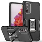 Samsung S20 Fe 2021 Shockproof Magnetic With Ring Holder - Black