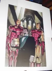 Iron Man Poster #46 Tony Stark w/ Armors Bob Layton