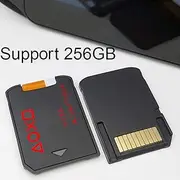 [Version 3.0] SD2VITA Micro SD Adapter V3.0, Cochanvie SD2VITA PSVSD Micro SD Memory Transfer Card Adapter Supports Push to Eject for PS Vita PSV 1000/2000