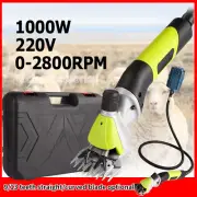220V Hangable 1KW Shearing Machine Sheep Goat Clipper Shear Cutter Wool Scissor