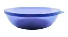 Tupperware Blue Domino Bowl Plastic Round Kitchen Storage Container Keeper 2.0L
