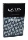 RALPH LAUREN Casey Geo Navy Blue Cream STANDARD PILLOWCASES SET NEW NAUTICAL $70