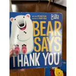 二手英文童書BEAR SAYS THANK YOU