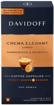 Davidoff CREMA ELEGANT Coffee Pods Nespresso - 10 Capsules