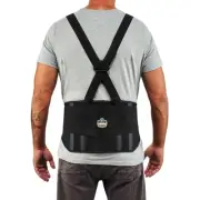 Ergodyne ProFlex 1600 Back Support Brace, 9" Extended Support, High Cut Front Fo