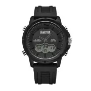 Kenneth Cole Reaction Men's Analog Digital Watch Silicone Strap KRWGP2183903
