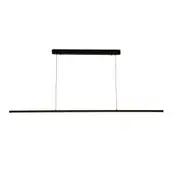 Vencha Beam Metal Modern Minimal 1500mm Linear Pendant Light - Tri-Colour - Black