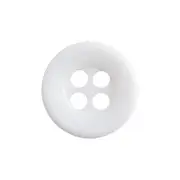 White Buttons 20L Buttons 4 Hole Round Button Buttons for Craft Heavy Duty