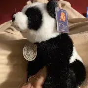 Classic Aurora 1996 Panda Bear Top Quality Hand Crafted Plush 9" New With Tags