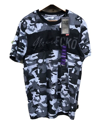 NWT Marc Ecko Cut Sew Men's M Camo Short Sleeve Tee T Shirt Spring Collection