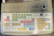 Sharp ER-A420 Cash Register Flat Keyboard Wet Cover Silicone Skin
