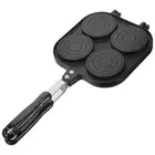 Wheel Pie Grill Pan Burgers Multi-Hole Egg Frying Pan Frying Pan 1Set S1Z69028