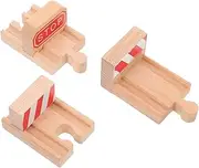 3pcs Train Track Adapters DIY Railway Expansion Accessories Compatible with Train Track Engaging Playtime Experience for