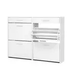 Artiss Shoe Rack Storage Cabinet Organiser Adjustable Shelf 36 Pairs White